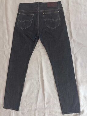 Lee 101 Selvedge Slim Rider Jeans 32x32 Japan left hand Twill